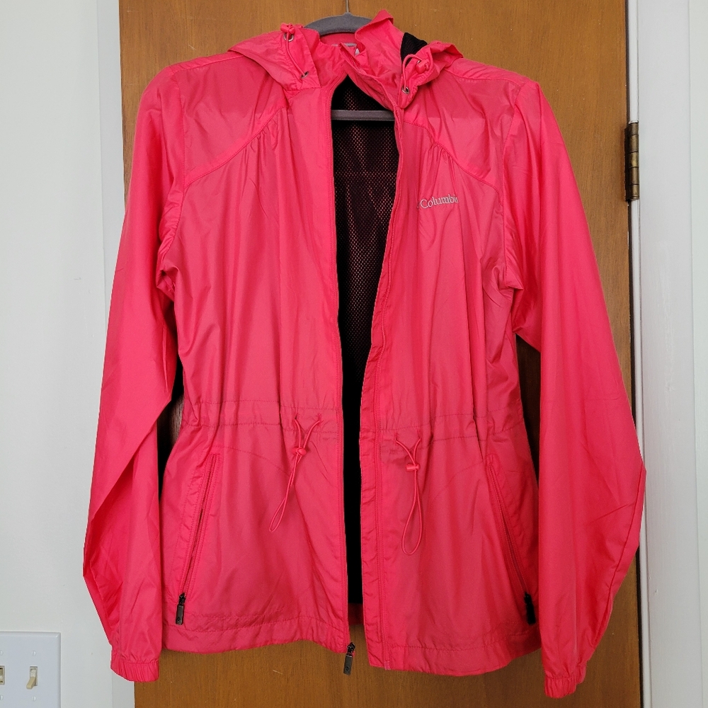 Columbia women's windbreaker lightweight workout jacket